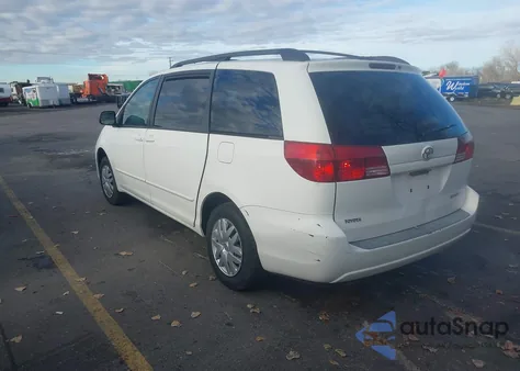 2005 Toyota Sienna Le z USA, uszkodzony, nr VIN 5TDZA23C25S326473
